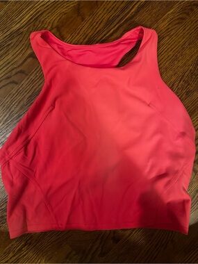 lululemon athletica High-Neck Wunder Train  Tank - pink